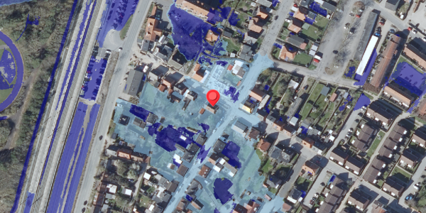 Ekstrem regn på Klostergade 1, 4760 Vordingborg