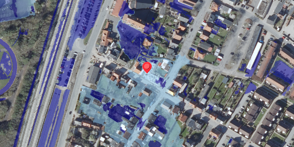 Ekstrem regn på Klostergade 2, 4760 Vordingborg