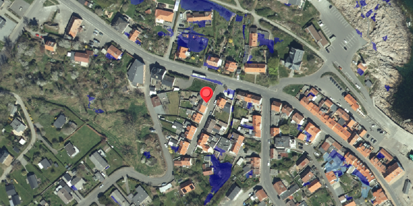 Ekstrem regn på Brogade 2, 3770 Allinge