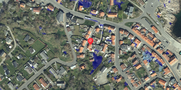 Ekstrem regn på Brogade 7, 3770 Allinge
