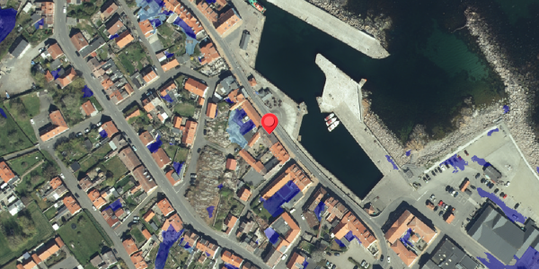 Ekstrem regn på Havnegade 11, 3770 Allinge