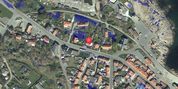 Ekstrem regn på Havnegade 30, 3770 Allinge