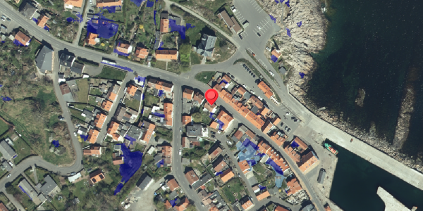 Ekstrem regn på Havnegade 35, 3770 Allinge