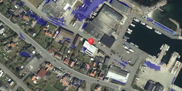 Ekstrem regn på Havnevej 7, 3770 Allinge