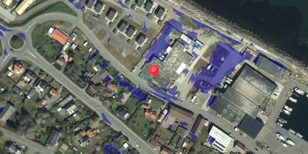 Ekstrem regn på Havnevej 10, 3770 Allinge