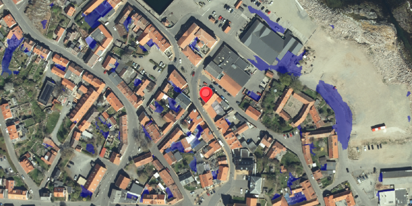 Ekstrem regn på Kirkegade 8, 3770 Allinge