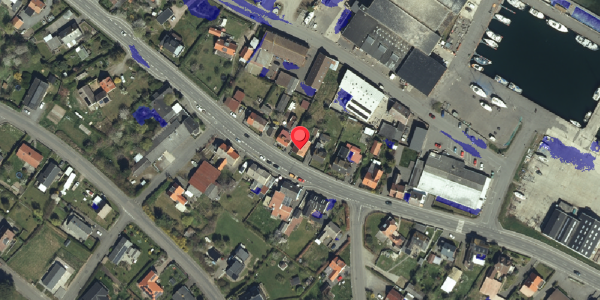Ekstrem regn på Ndr. Strandvej 16, 3770 Allinge