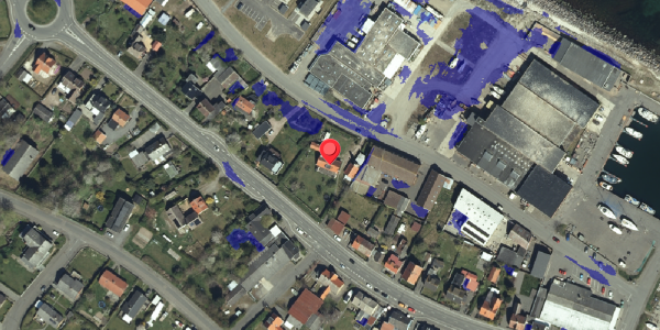 Ekstrem regn på Ndr. Strandvej 22, 3770 Allinge
