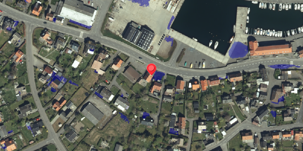 Ekstrem regn på Ndr. Strandvej 29, 3770 Allinge