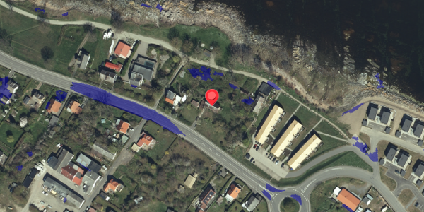 Ekstrem regn på Ndr. Strandvej 40, 3770 Allinge