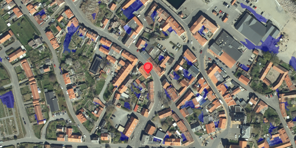 Ekstrem regn på Nørregade 3, 3770 Allinge