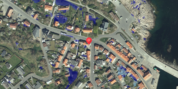 Ekstrem regn på Nørregade 57, 3770 Allinge