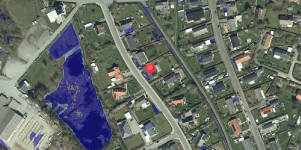 Ekstrem regn på Pilebroen 22, 3770 Allinge