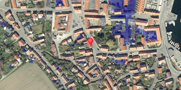 Ekstrem regn på Postgade 21, 3740 Svaneke