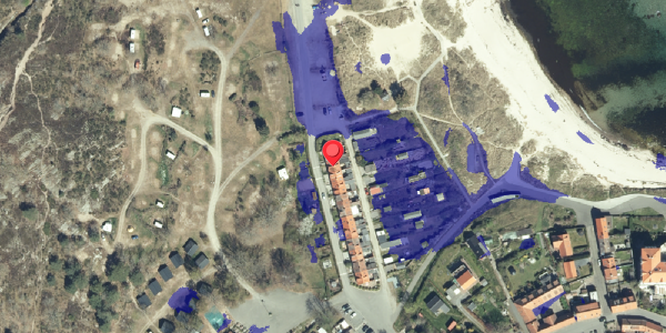 Ekstrem regn på Sandlinien 22, 3770 Allinge
