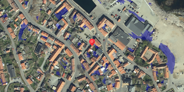Ekstrem regn på Skomagerstræde 3, 3770 Allinge
