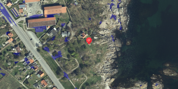 Ekstrem regn på Strandvejen 2B, 3770 Allinge