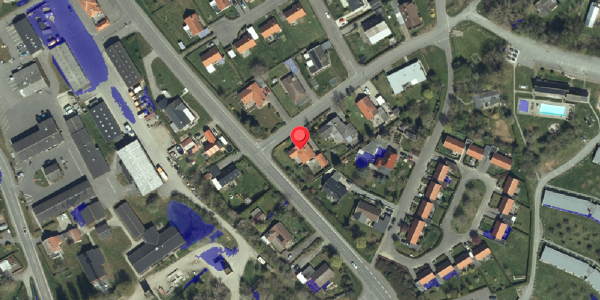 Ekstrem regn på Søndergade 51, 3770 Allinge