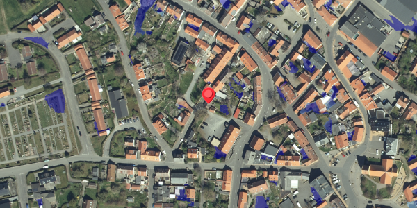 Ekstrem regn på Theaterstræde 9, 3770 Allinge