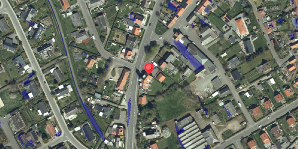 Ekstrem regn på Vestergade 15, 3770 Allinge