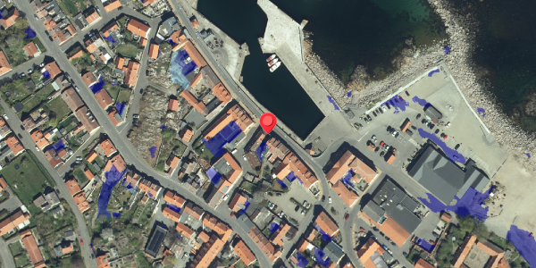 Ekstrem regn på Vinkelstræde 1, 3770 Allinge