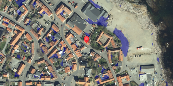 Ekstrem regn på Østergade 26, 3770 Allinge
