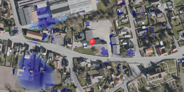 Ekstrem regn på Svendborgvej 409, 5600 Faaborg