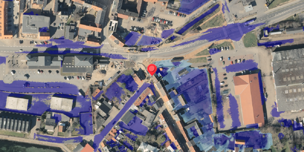 Ekstrem regn på Østerbrogade 3, 5600 Faaborg