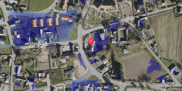 Ekstrem regn på Kirkegade 23, 5884 Gudme