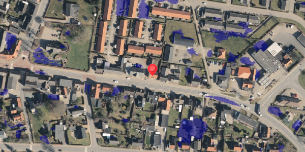 Ekstrem regn på Algade 14, 5683 Haarby