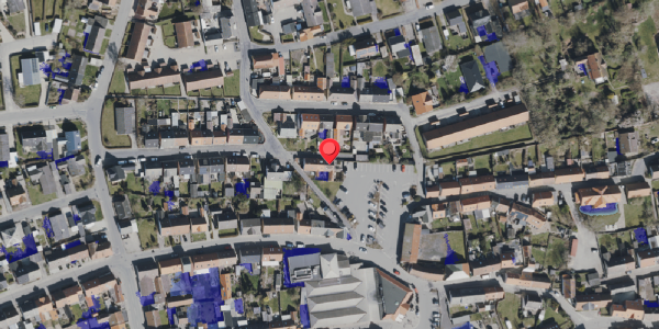 Ekstrem regn på Danmarksgade 1, 5960 Marstal