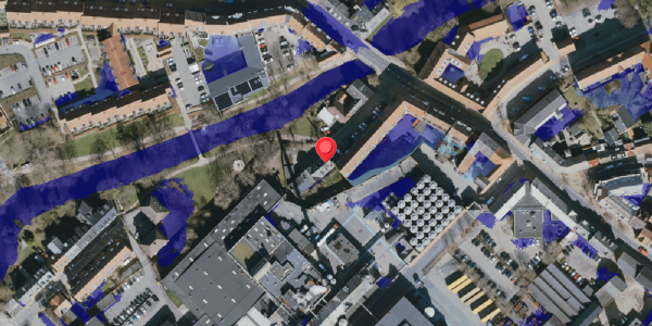 Ekstrem regn på Frederiksgade 3, 5000 Odense C