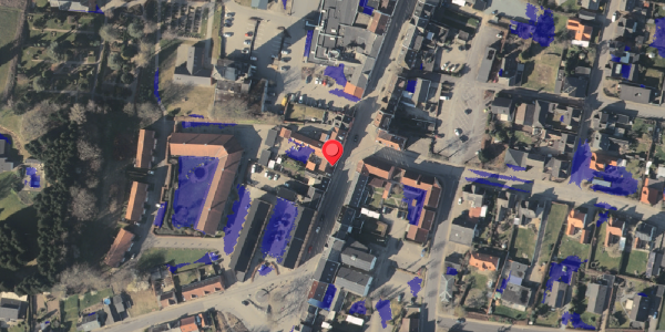 Ekstrem regn på Bredgade 56, 5560 Aarup