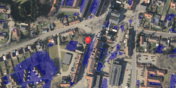 Ekstrem regn på Bredgade 74, 5560 Aarup