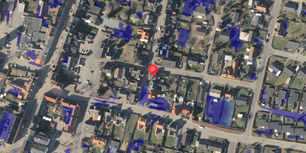 Ekstrem regn på Fredensgade 21, 5560 Aarup