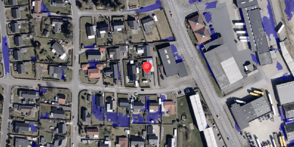 Ekstrem regn på Dammen 8, 6330 Padborg