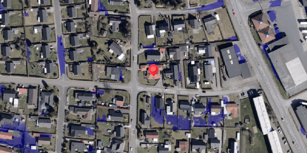 Ekstrem regn på Dammen 16, 6330 Padborg