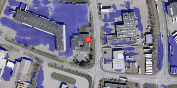 Ekstrem regn på Hermesvej 6, 6330 Padborg