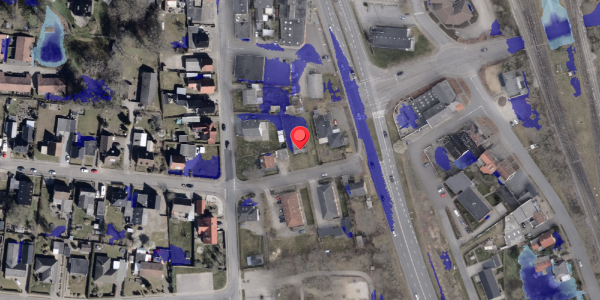 Ekstrem regn på Nygade 8, 6330 Padborg