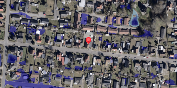Ekstrem regn på Nygade 30, 6330 Padborg