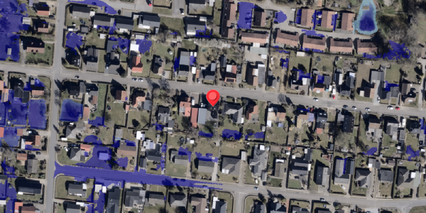 Ekstrem regn på Nygade 35, 6330 Padborg