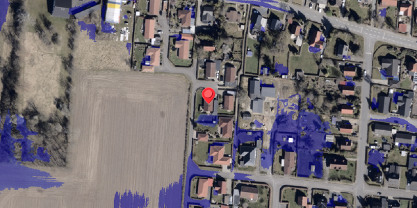 Ekstrem regn på Nygade 62, 6330 Padborg