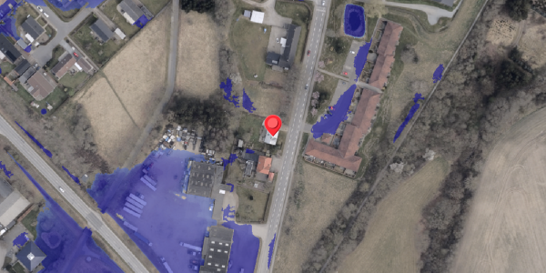 Ekstrem regn på Padborgvej 9, 6330 Padborg