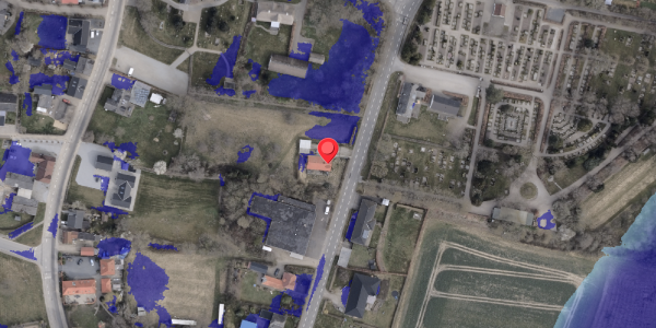 Ekstrem regn på Padborgvej 47, 6330 Padborg