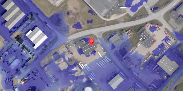 Ekstrem regn på Risbrigvej 2, 6330 Padborg