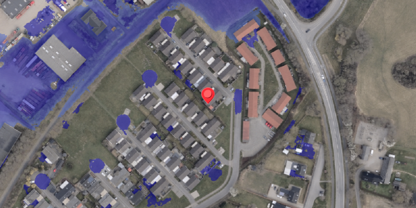 Ekstrem regn på Toften 52, 6330 Padborg