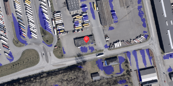 Ekstrem regn på Toldbodvej 2, 6330 Padborg