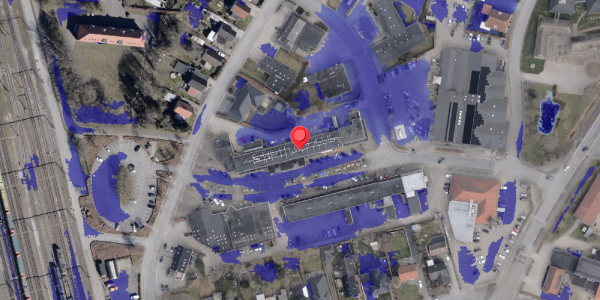 Ekstrem regn på Torvegade 10, 6330 Padborg