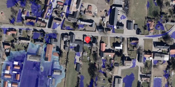 Ekstrem regn på Vestergade 21, 6330 Padborg
