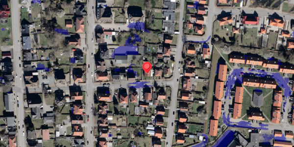 Ekstrem regn på Mellemgade 13, 6100 Haderslev